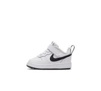 Nike Court Borough Low 2 Little Kids' Shoe, White/Black, 27.5 EU