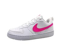 Nike Court Borough Low RECRAFT GS Bambina Sneaker, White Laser Fuchsia, 37.5 EU