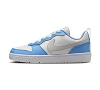 Nike Court Borough Low RECRAFT (GS) Sneaker, Blanc Sommet, Gris Vif/Cobalt, 39 UK Enfant
