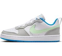 Nike Court Borough Low Recraft (GS) Young Athletes Shoe, Lt Iron Ore/Vapor Green-White-Photo Blue, 38.5 EU