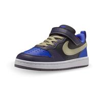 Nike Court Borough Low Recraft (PS) Chaussures de Loisirs pour Enfants Black/Olive Aura/Cave Purple/D 35