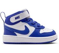 Nike Court Borough Mid 2 Baby/Toddler Shoe White/Deep Nght C6 (22.5) Male