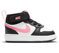 Nike Court Borough Mid 2 Baby/Toddler Shoes Noir/Rose/Blanc C4 (20) Female