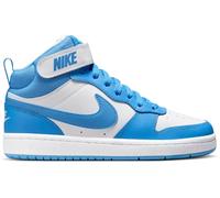 Nike Court Borough Mid 2 Big Kids' Shoe Blanc/Bleu 5.5 (38.5) Male
