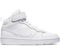 Nike Court Borough Mid 2 Big Kids' Shoe Triple Blanc 3 (35.5) Male