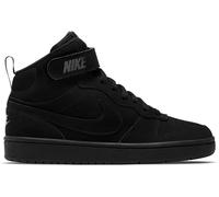 Nike Court Borough Mid 2 Big Kids' Shoe Triple Noir 5.5 (38.5) Male