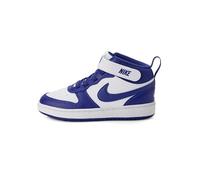NIKE Court Borough Mid 2 Chaussures pour Enfant, Blanc Nuit Profond, 26 EU