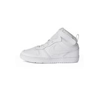 Nike Court Borough Mid 2 (GS) Young Athletes Shoe, White/White-White, 36.5 EU