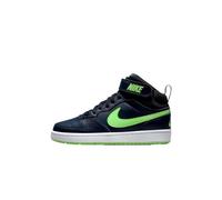Nike Court Borough Mid 2 (TDV), Chaussures de Basket Unisexe-Enfants, Bleu et Vert., 38.5 EU