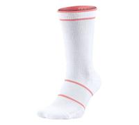 Nike Court Essentials Crew Chaussettes Homme, White/Lava Glow, S