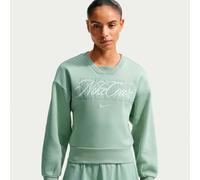 Nike Court Fleece Crew Sweat-shirt Femmes - vert gris, vert S