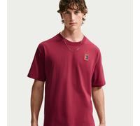 Nike Court Heritage M90 Oc T-shirt Hommes - rouge vin XS