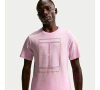 Nike Court Heritage T-shirt Hommes-rosé M