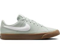 Nike Court Legacy Sneaker, Light Silver White Gum Dark Brown, 35.5 EU