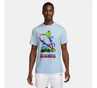 Nike Court T-shirt Hommes-Bleu Clair,Multicouleur M