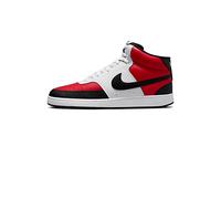 Nike Court Vision Mid NBA, Baskets Homme, University Red Black White, 47 EU