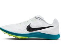 Nike Crampons Longue Distance Rival Distance pour Homme, Blanc/Noir/Vert Vaporisateur, 43 EU