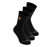 Nike Crew Chaussettes de tennis Pack de 3 Unisex - noir 34.5-37.5