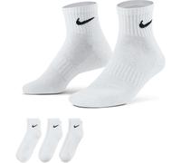Nike Chaussettes Everyday Cushioned Pack de 3 Unisexe Blanc/Noir Taille 42-46