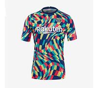 Nike CW7754-492 FCB W NK Dry Top SS PM T-Shirt Womens Blue Void/Blue Void/lt Fusion Red/(Limelight) (se-Full spon) S