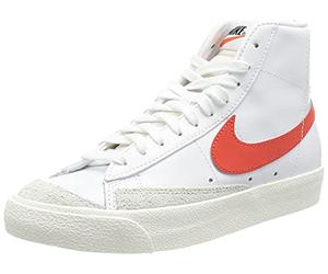 Nike CZ1055-101 W Blazer Mid '77 Femme White/Habanero Red-SAIL EU 36