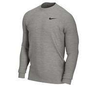 Nike CZ7395 M NK DF LS CRW Sweatshirt Mens DK Grey Heather/Black S