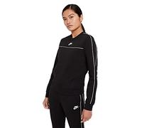 NIKE CZ8336 W NSW MLNM ESSNTL FLC Crew Sweatshirt Women's Black/White L