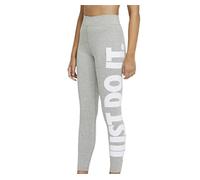Nike CZ8534 W NSW ESSNTL GX HR LGGNG JDI Leggings Women's DK Grey Heather/White L