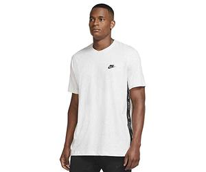 Nike CZ9950-051 M NSW CE SS Knit Top SNL ++ T-Shirt Mens Birch Heather/Black XL