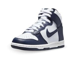 Nike DB2179-008 Nike Dunk High (GS) Homme Football Grey/Midnight Navy-White EU 38.5