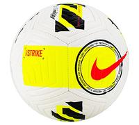 Nike DC2376 Strike Recreational Soccer Ball Unisex-Adult White/Volt/Bright Crimson 5