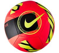 Nike DC2380 Pitch Recreational Soccer Ball Unisex-Adult Bright Crimson/Black/Volt 5