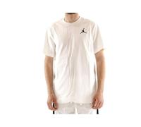 NIKE DC7485-100 M J Jumpman EMB SS Crew T-Shirt Homme White/Black Taille S