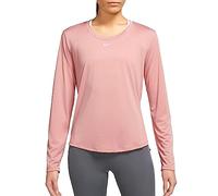 Nike DD0641-618 W NK One DF LS STD Top Sweatshirt Femme Red Stardust/White Taille M