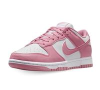 Chaussures sportswear nike dunk low rose blanc femme