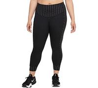 Nike DD4694 W NK One LX DF ICNCLSH Mr 7/8 Leggings Women's Black/(Clear) L