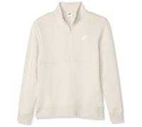 Nike DD4732-073 M NSW Club BB HZ Top Sweatshirt Homme Light Bone/Light Bone/White Taille L