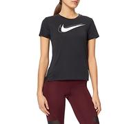 NIKE DD4898 W NK DF SWSH Run Top SS T-Shirt Women's Black/Reflective Silv L