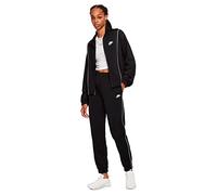 Nike DD5860-011 W NSW ESSNTL PQE TRK Suit Tracksuit Femme Black/White/White Taille L