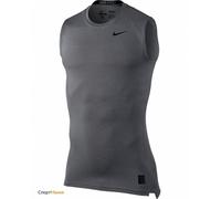Nike Débardeur Homme Trining Compression Mock A Ras-Du-Cou - 091 (Gris)