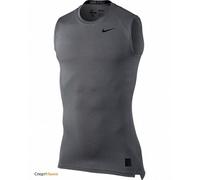 Nike Débardeur Homme Trining Compression Mock A Ras-Du-Cou - 091 (Gris)