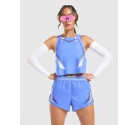 Nike - Women's AeroSwift DF ADV Cropped Running Tank Top - Débardeur - XS - sapphire / hot lava / hot lava