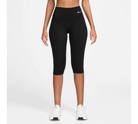 Nike DF One HR Capri WT Legging pour Femme, Noir/Blanc, S