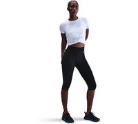 Nike DF One HR Capri WT Legging pour Femme, Noir/Blanc, S