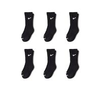 Nike 6Pk Df Crew Sock Infants Noir Infs C3-C7 Unisex