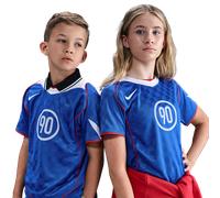 Nike Df Total 90 Energy Jersey Unisex T-Shirts - Bleu - Taille: 137 - 147 CM - Poly Jersey Blue 137 - 147 CM