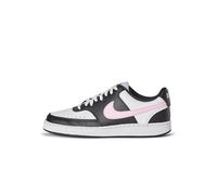 NIKE Femme Court Vision Low Next Nature Sneaker, Black Aluminium White, 37.5 EU