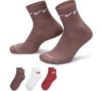 NIKE DH3827-909 U NK EVERYDAY PLUS CUSH ANKLE Socks Homme MULTI-COLOR Taille L