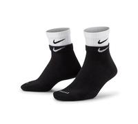 NIKE DH4058-011 Everyday Plus Cushioned Socks Men's Black/White/Black M