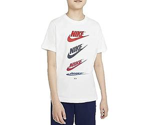 Nike DH6527-010 B NSW Tee Futura Repeat T-Shirt Boys Black S